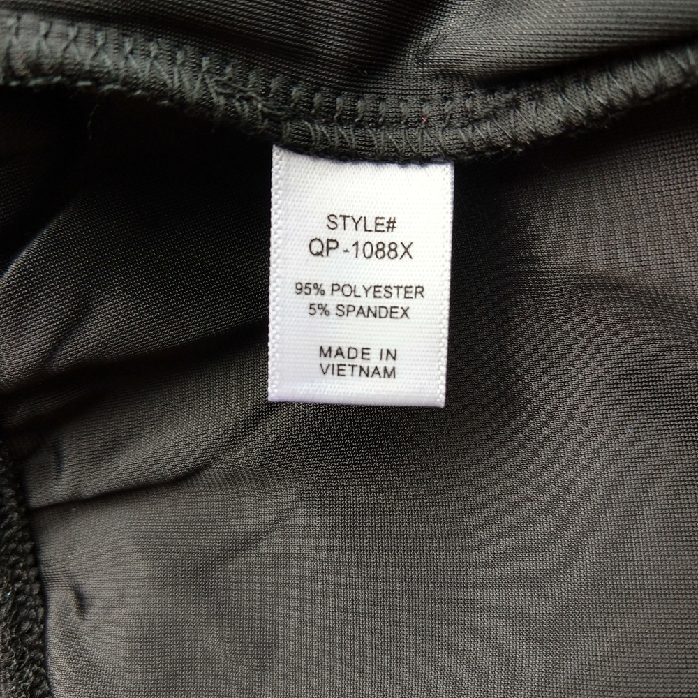 Black Velvet Wide Leg Pants Plus Size 2X - Picture 11 of 14